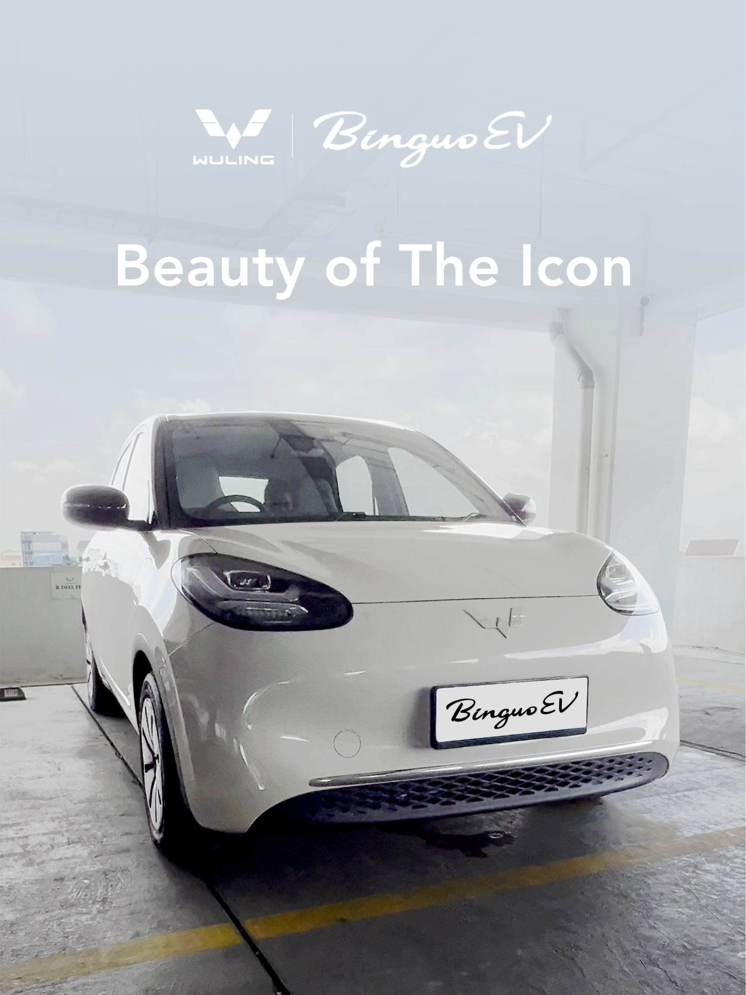 I’m in love with the shape of BinguoEV Siapa yang setuju? 😍 #DriveForABetterLife #DriveForAGreenLife #WulingMotors #WulingEV #BinguoEV