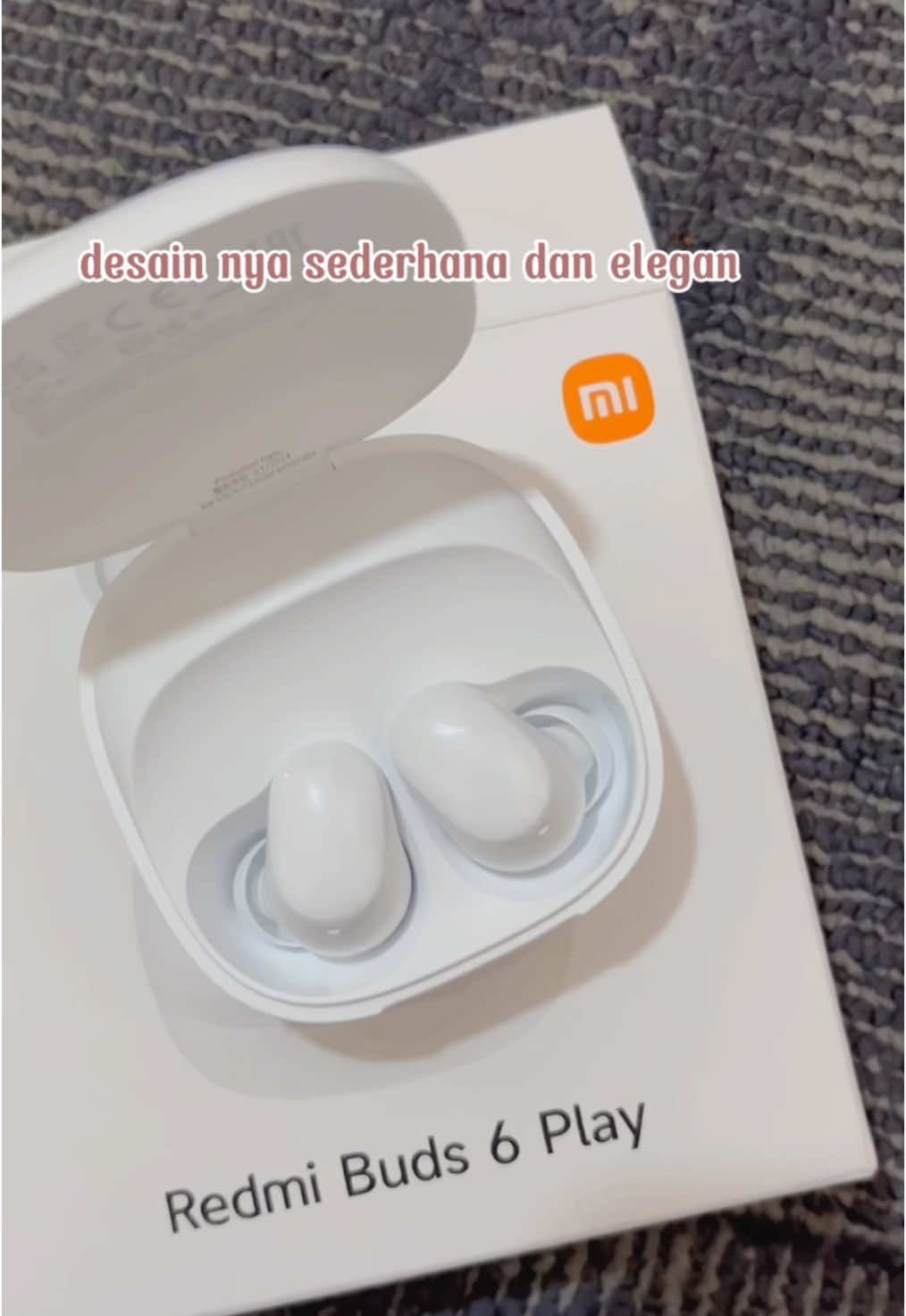 unboxing redmi buds 6 play suara nya jernih bener coyy 👍🏻👍🏻 keren dipake kemana mana 😎😎