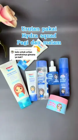 Membalas @𝗺𝗲𝗺𝗲𝘆𝘆𝘆 urutan pakai Hydra Squad disni #pigeon #pigeonteensindonesia #facemist #skincare #pigeons #skincareremaja #skincareanak 