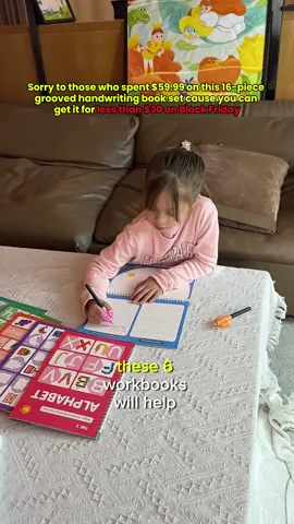 Black Friday has begun! The perfect time to buy your kids Christmas gifts! #handwritingbooks #TIMEXEDU #handwriting #tracingbook #copybook #kindergarten #workbook #handwritingskills #homeschool #firstgrade#secondgrade #timex #timexstore #timexedu #dealdiscovery #tiktokshopblackfriday #tiktokshopcybermonday #SuperBrandDay #ABHSBD  #spotlightfinds #blackfridaydeals #blackfriday #groovedhandwritingworkbook  #christmasspirit #christmasgift #christmastiktok 