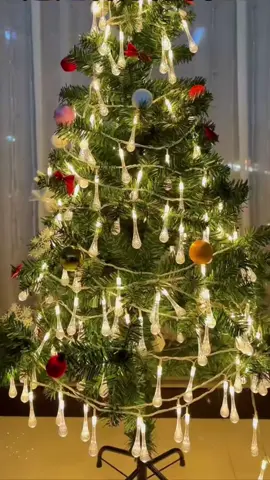 Dây đèn led trang trí noel lễ tết chống nước dài 10m  #tet #noel #trending #tiktokviral #denled #dennhay 