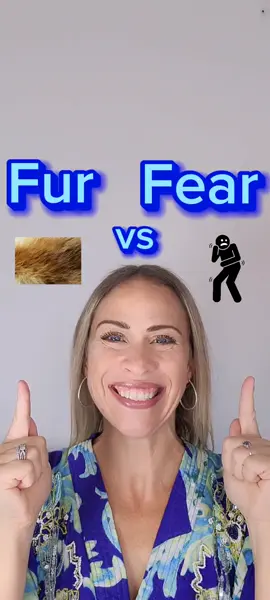 Fur vs Fear - Can You Hear the Difference? (American English) #englishpronunciation #improveenglishpronunciation 