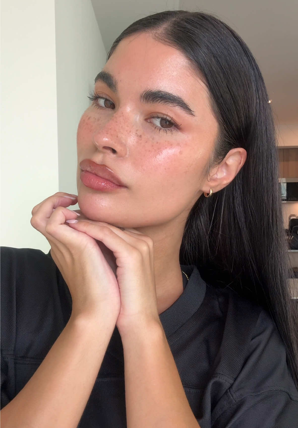 do you blush your forehead and chin? 