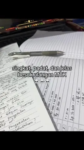 semangat ulangannya #akhirsemester #matematika 