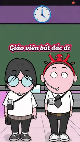 Giáo viên bất đắc dĩ #hoathinh #vietsub #animation #haihuoc #fyp #cinosubber 