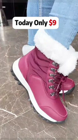 Super cute and comfortable snow ankle boots!waterproof and non slip!!!#viral #womenshoes #womenboots #ankleboots #wintershoes #fypage #tiktokshopfinds #tiktokshopblackfriday 