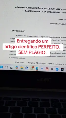 Orientação Acadêmica.  Metodologias Científica Artigo de Revisão da Literatura  Artigo de Revisão Bibliográfica  Projeto TCC #fyp #foruyou  #academicos #faculdade #tcc #artigocientifico 