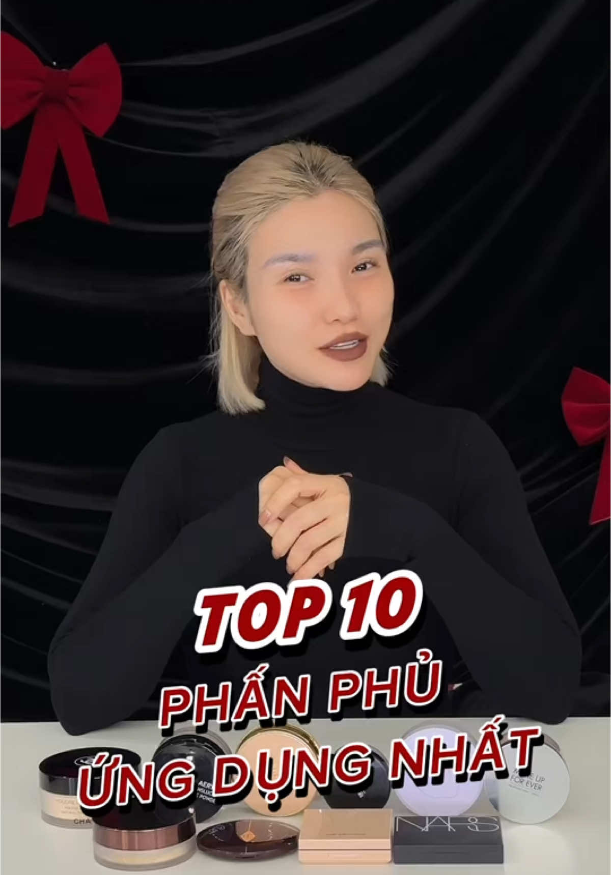 Review 10 dòng phấn phủ ứng dụng nhất hiện nay 👍#huongphieureview #makeupforever #nars #lemonade #jungsaemmool #mac #charlottetilbury #hourglass #gucci #aeryjovietnam #chanel 