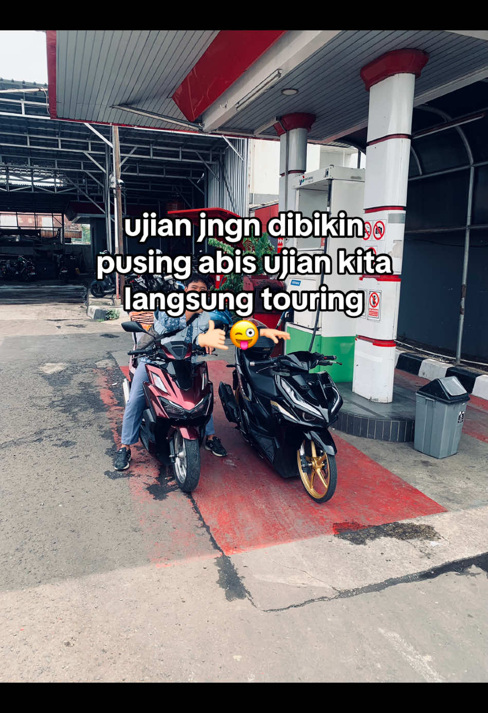 inpokan touring boloo 🫵🏻😜 #ujiansekolah #touring #variomodifikasi #rencangresing 