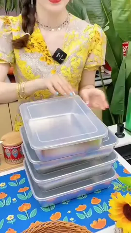 Stainless Steel Food Container with Cover Japanese 304 Stainless Steel Tray Food Storage #foodstorage #stainlesssteel #foodcontainer #fyp 