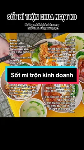 SỐT TRỘN MÌ KINH DOANH.  #kocambassador #coviewlacotien