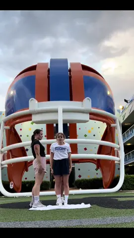 Two base magic in the legendary football field ✨ #cheer #allstar #stunt #stunting #allgirl #rewind #seniorelite #cheerleading 