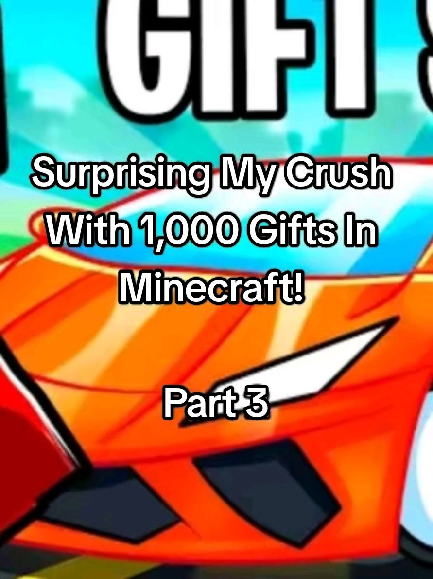 Surprising My Crush With 1,000 Gifts In Minecraft!  ( Part 3/4 )  ( Credit: Cash )  #cash#nico#Minecraft#roleplay#fyp 
