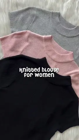 knitted blouse for women are available in my basket just click to order. #budolfinds #tiktokfinds #knitted #blouse #fashion #outfit #fyp #fypシ #fypage #tiktokshopph #tiktokaffiliate 