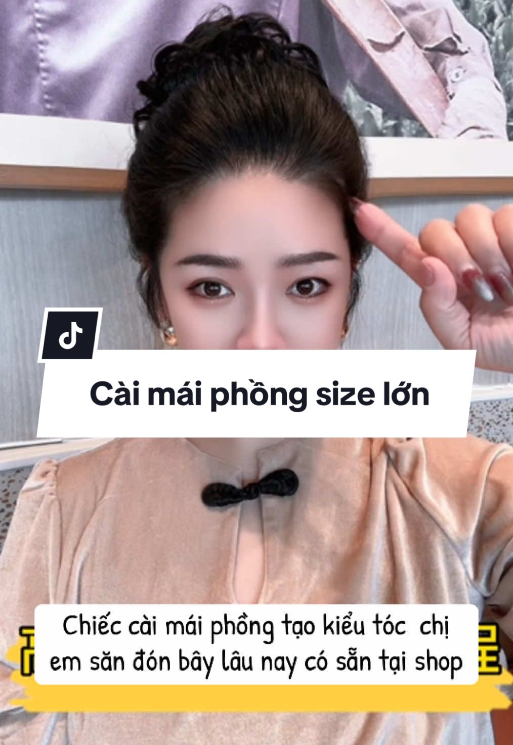 Chiếc cài mái phồng tạo kiểu tóc  chị em săn đón bây lâu nay có sẵn tại shop #tocgia #toc #tocxinh #tockep 