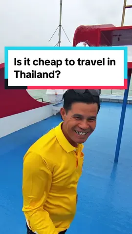 How much does it cost to travel in Thailand? #traveltheworld #ferry #budgettravel 