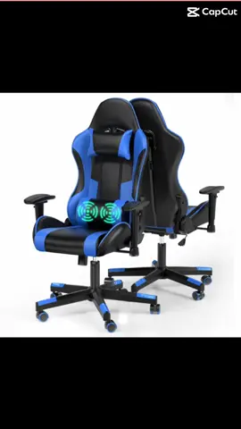 [Jocoevol Home] Gaming Chair, Computer Chair with Leg Lumbar Support, Height Adjustable Gaming Chair with 360° Swivel Seat and Headrest for Office or Gaming, Ergonomic design