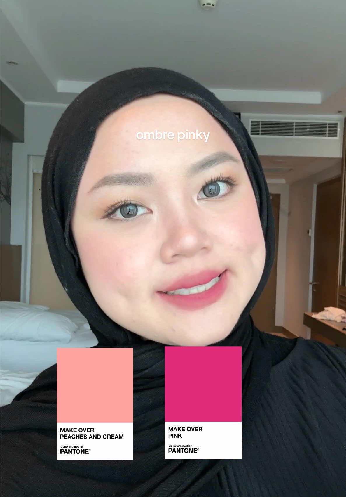 SIAPA yang tadi nanya-nanya OMBRE akuu! nih ya udah dispill @makeoverid #MakeOverxPantone 