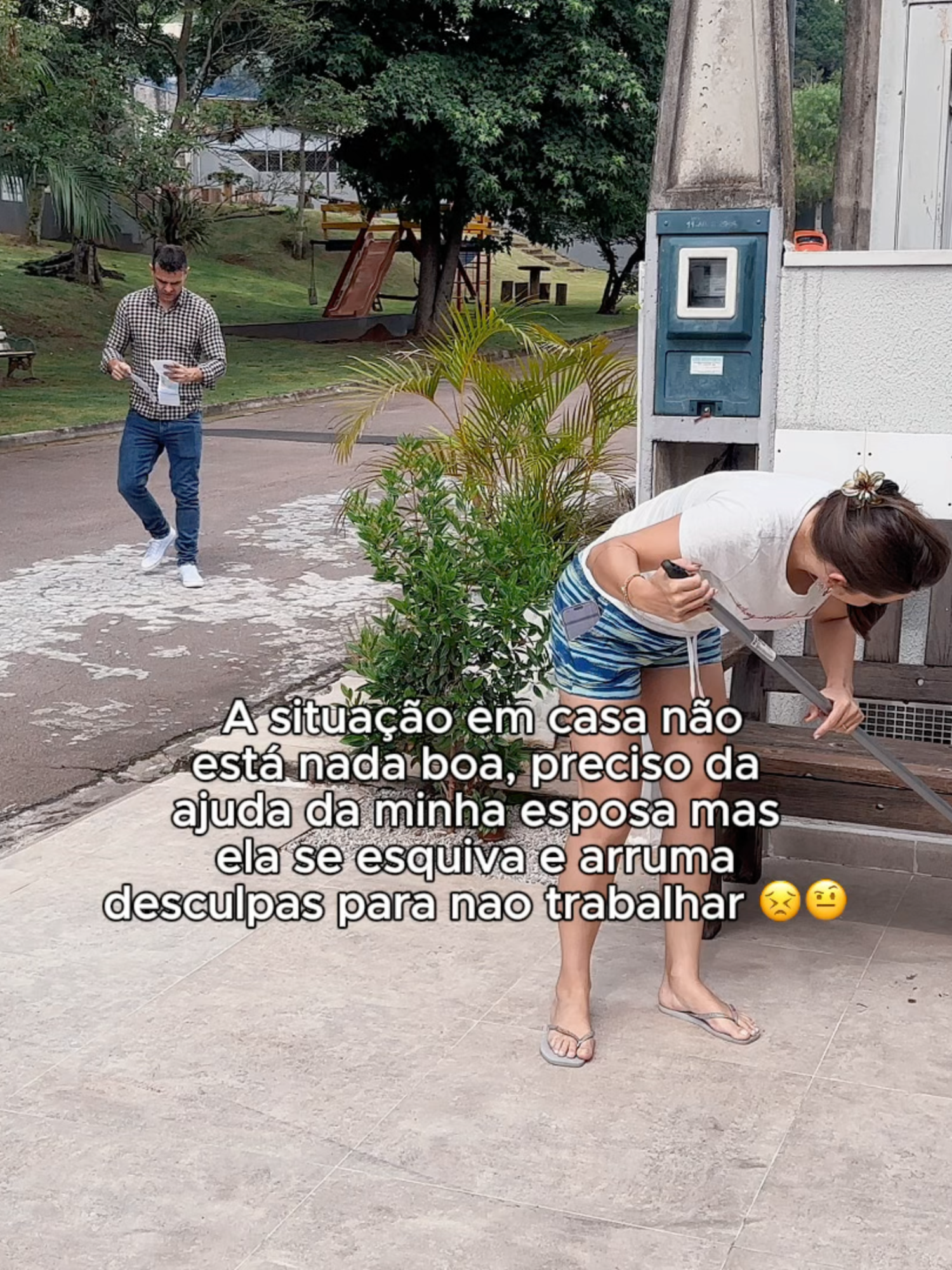 A situação em casa não está nada boa, preciso da ajuda da minha esposa mas ela se esquiva e arruma desculpas para nao trabalhar 😣🤨#tamara #tamarakastro #tamaraepaulo #novelas