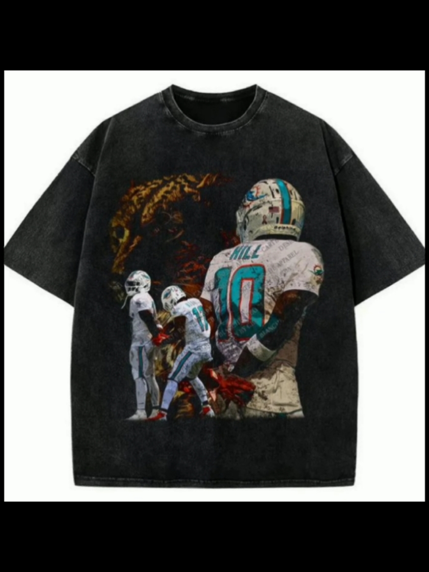 Tyreek Hill T-Shirt Cheetah Football Hands Behind Back Celly TD Celebration Tee #ncaa #crewneck #football #sport #tiktokshopblackfriday #tiktokshopcybermonday 