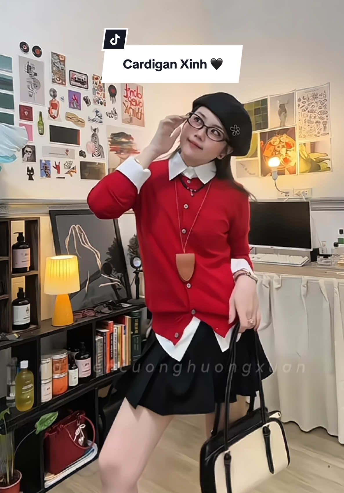 #nguyencuonghuongxuan #OOTD #fypシ #goiyphoido #reviewthoitrang #outfitideas #cardigan #cardiganoutfit #aokhoaclen #aokhoacnu 