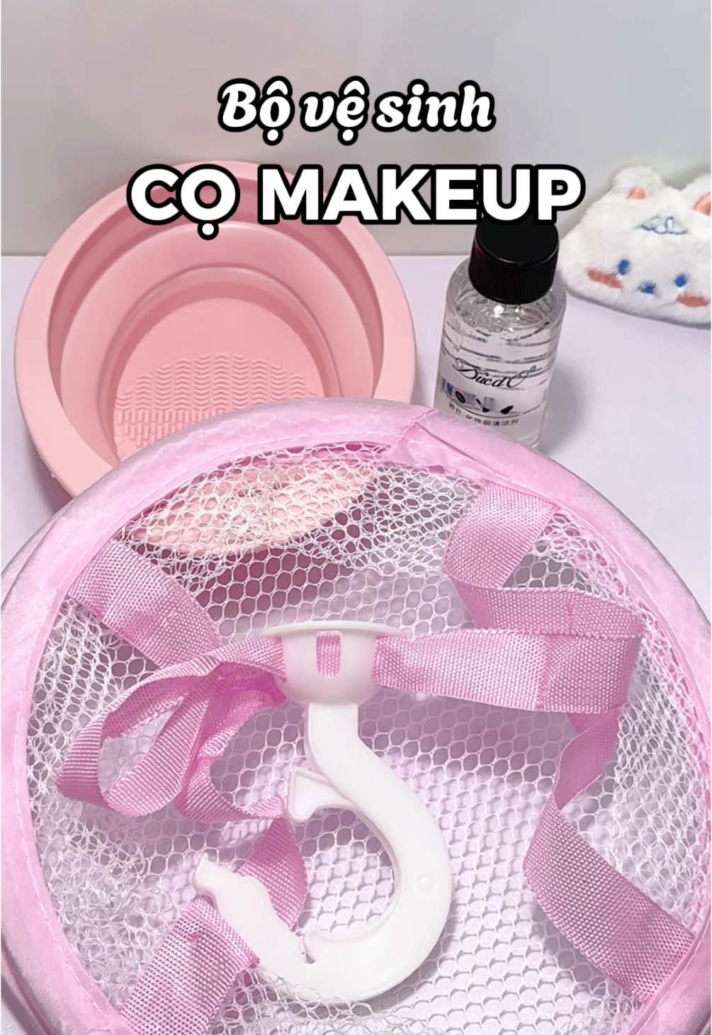 Bộ 3 món vệ sinh cọ makeup tiện lợi hạt zẻ ✨ #fyp #xh #vesinhcotrangdiem #review #swatch #camshopi #cotrangdiem #comakeup 