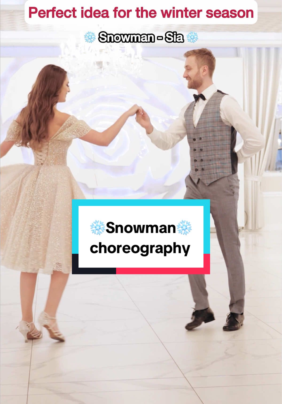 The season for Snowman is officially open! 🩵☃️ Sia's song is a perfect choice for all couples planning their wedding during the magical winter season. ❄️ The choreography is beautuful, full of joy and what’s more – you don’t even need to leave your home to master it! Imagine your first dance in a festive atmosphere – sounds wonderful, doesn’t it? 😍🎄 Psst... Remember, the BLACK WEEK promotion ends today, and you can get all First Dance Online courses 20% off! 🖤 CODE: BLACK20 ➡️See the entire choreography: YouTube Dance From Home ➡️ Learn Your First Dance step by step: www.dancefromhome.com 🎶Snowman - Sia Venue: @topolovabanquetinghalls Video: @7studioproductions_pl Wedding dress: @atelier.tesorosi #weddingdance #weddingdanceonline #firstdance #firstdanceconline #weddinginspirations #wedding #bride #gettinmarriedin2025 #bride2025 #wedding2025 #firstweddingdance 