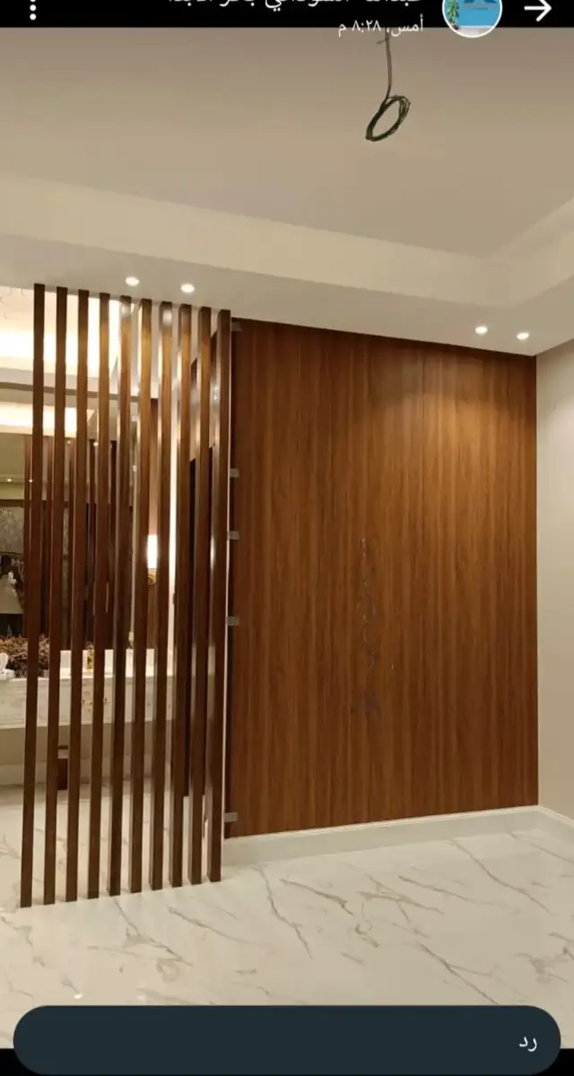 #بارتيشن#ديكور خشب فاصل ف الصاله #إكسبلورر 