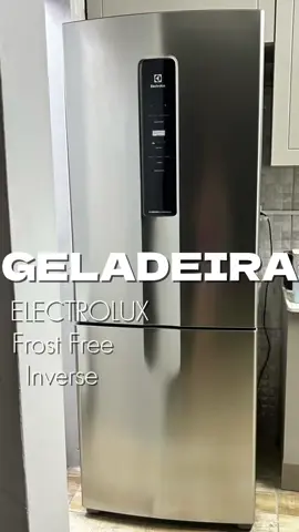 Geladeira Electrolux 🩶 #electrolux #geladeira 