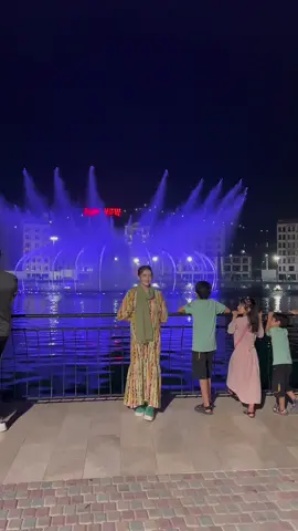 Beautiful View Of Dancing Fountain Park View City Islamabad⛲️ #newtrend #parkviewcity #dancingfountain #islamabad #view 