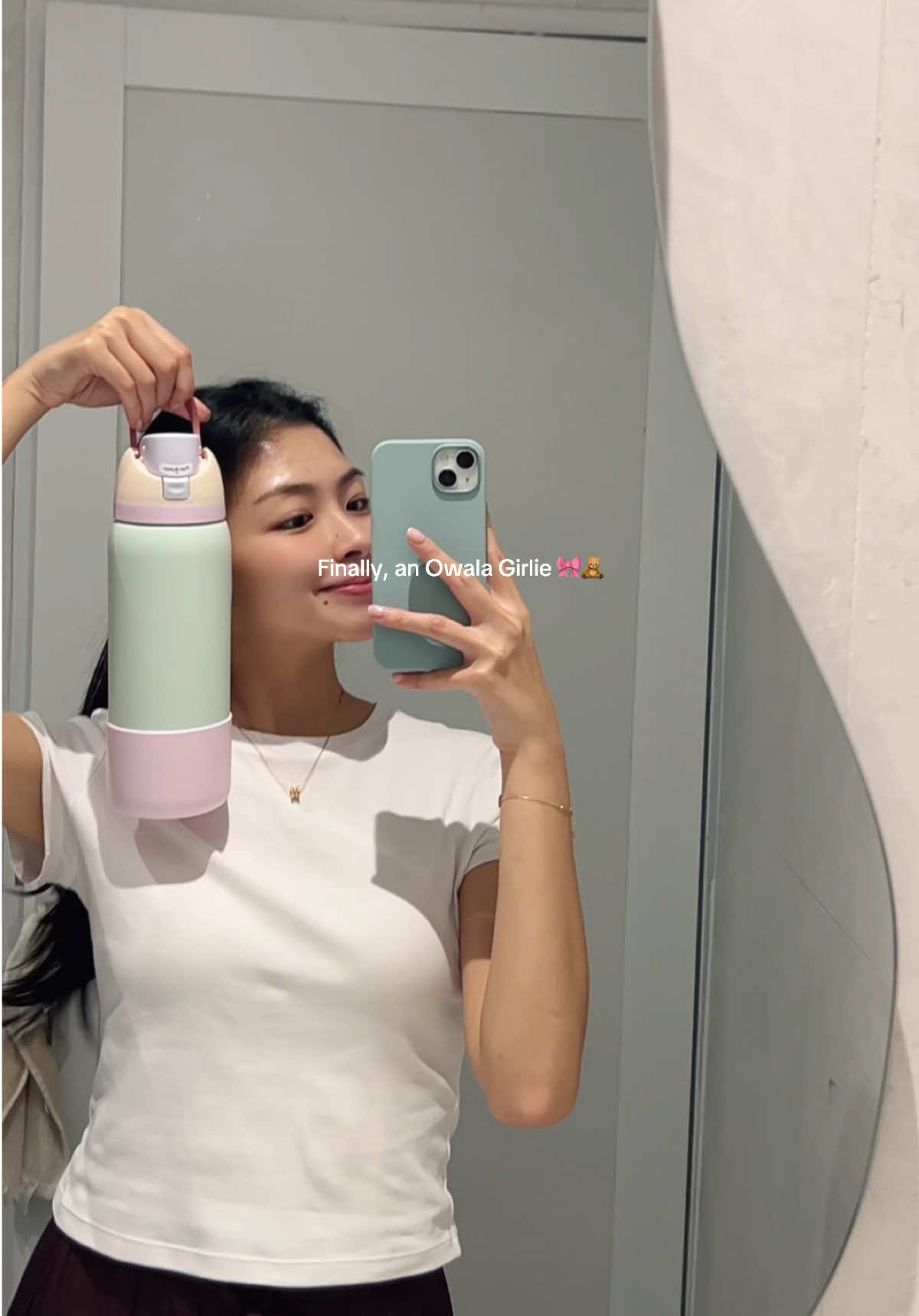 finally an owala gurlieee😭🤍 #owalawaterbottle #owalacoastalmist 