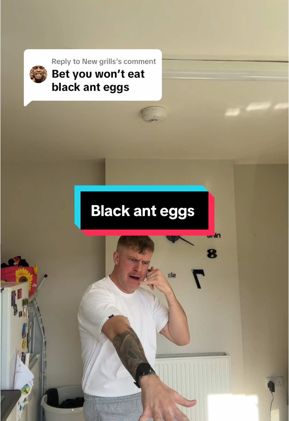 Black ant eggs challlenge #challenge #challenges #funny #laugh #fail #fyp #foryoupage 