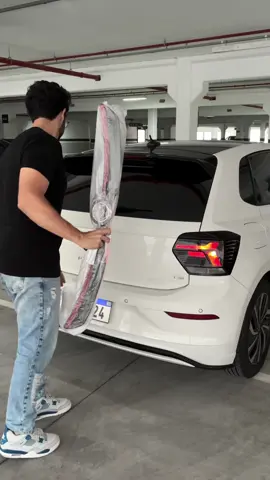 Extersor de Aerofólio para o Polinho! 🙌🏼 #carro #car #polotsi #pologti #tsi #fyp #fy #volkswagen #polohighline #polo #polovw 