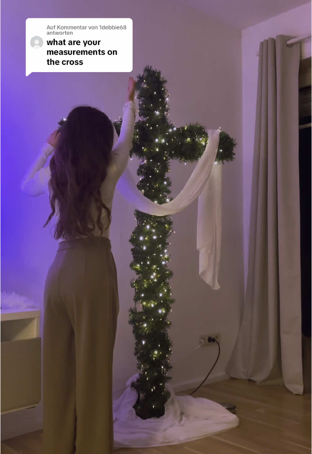 Antwort auf @1debbie68 I want to take a moment to thank everyone who supported me during this time. Your encouragement means so much to me. ✨ However, I also want to address those who misunderstood my message and left hurtful comments. My intention was simply to remind us all of the true reason we celebrate Christmas: Jesus Christ.   The cross is not an idol to me—it is a symbol of what Jesus has done for me. It helps me remember His love and sacrifice, especially during the Christmas season. I welcome correction from those who truly know me and from the Holy Spirit, who guides me daily.   To those who were critical, I still wish you a blessed Christmas season. My prayer for you is that you won’t be distracted by what others are doing but instead focus on what Jesus is doing in your own life. Amen ✝️  #faith #christianity #christiantiktok #godisgood #jesus #christmastree #crosstree #fyp #fy #goviral #DIY #goodheart 