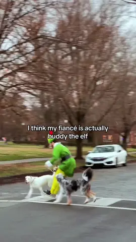 Buddy the elf and the grinch live happily ever after #christmas #christmasdecor #christmastree #buddytheelf 