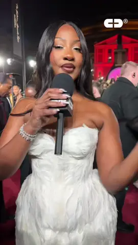 It’s @Tems at the British Fashion Awards 🖤 #tems #fashion #bfc #redcarpet #viral #interview #fashionawards 