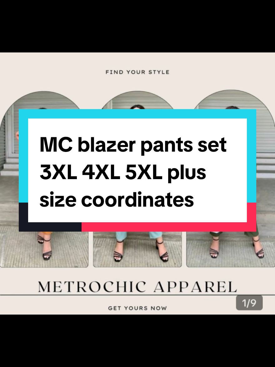 MC blazer pants set 3XL 4XL 5XL plus size coordinates #blazer#pantsset#plussize#foryoupage #slgf♥️tiktok💕fyp💖💕🥰 #SLGF 
