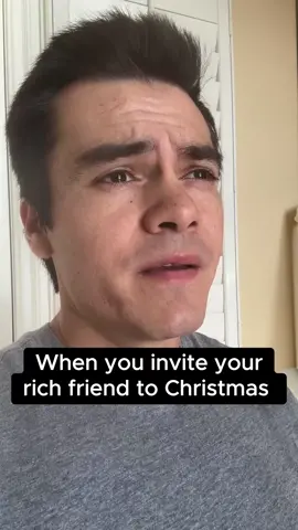 When you invite your rich friend to Christmas #richfriend #richboycheck #christmas #comedy #foryoupage