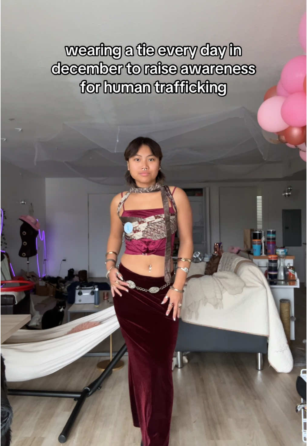 The Dressember Challenge is a challenge in which participants wear a dress or tie every day in December to fundraise against human trafficking. Donate through the link in my bio!! @dressember @dressember club 👗 #dressember #stylechallenge #dressemberstylechallenge #fitcheck #sustainablefashion #humantrafficking #josieliu #foryoupagee #fyppp 