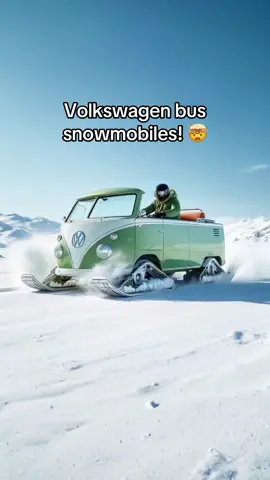 These might be the coolest snowmobiles ever! 😱😱 #snowmobile #outdoorlife #wintersports #tiktokmademebuyit #vwbus 