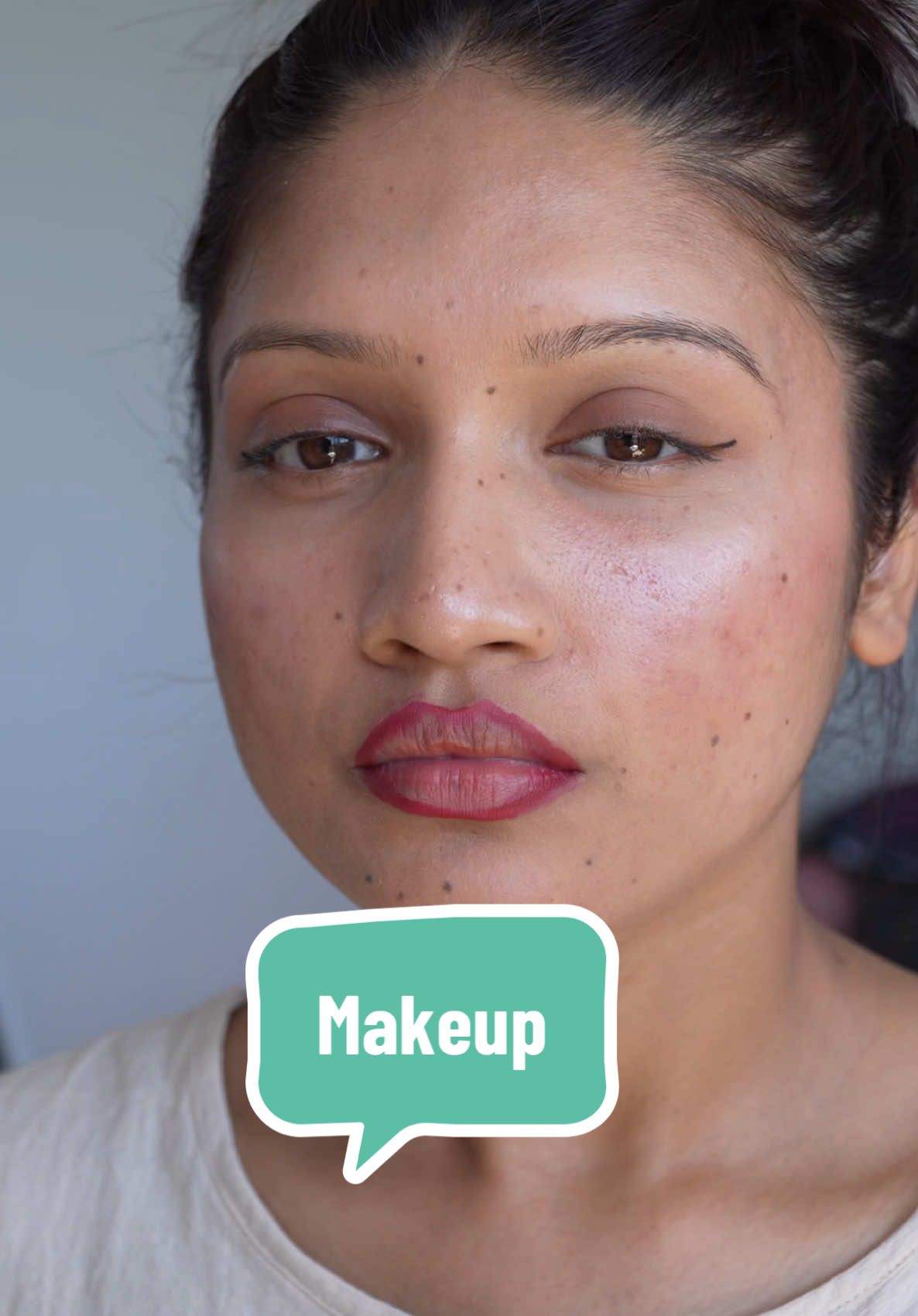 GRWM✌️my 10 minutes makeup✌️ #makeup #MakeupRoutine #acnemakeup #acneskin #acneproneskin #acnesafemakeup #makeuplook #acneskinjourney 