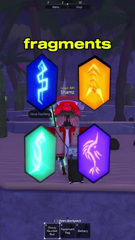 ALL 4 ANCIENT ISLE FRAGMENT LOCATIONS…👀 #luckyshamz #roblox #fisch #robloxfisch #fischroblox #fisching 