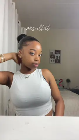#hairtutorials #placage #cleangirl #hightbun #grwm 