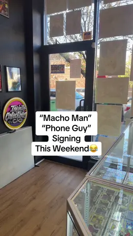 This sunday 12-4pm signing only at InfiniteCollectibles in Brooklyn NY! Can you dig it 😂 #fnaf #WWE #machoman #infinitecollectiblesnyc #collectibles #funkopops 