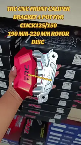 TRC RACING CNC 4 POT RADIAL BRAKE CALIPER BRACKET 190-220MM FOR HONDA CLICK125/150 #TRC #cnc #bracket #click #caliperbracket #trending #motorcycle #motoraccessories #fy #honda 