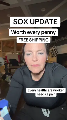 Worked a very busy day with no leg pain, no leg swelling and NO PAIN in my feet thanks to my compression socks from @SB SOX LLC ! #scrubs #healthcareworker #nursesoftiktok #nurse 