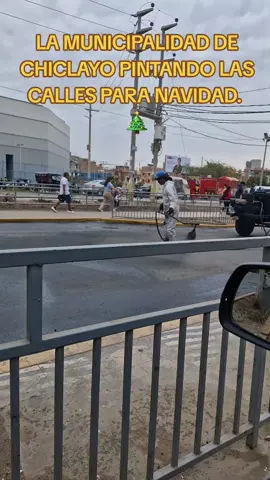 OJALÁ  QUEDE BIEN... #chiclayo  #Municipalidad  #pistas #Navidad #Cix #sarcasmo 