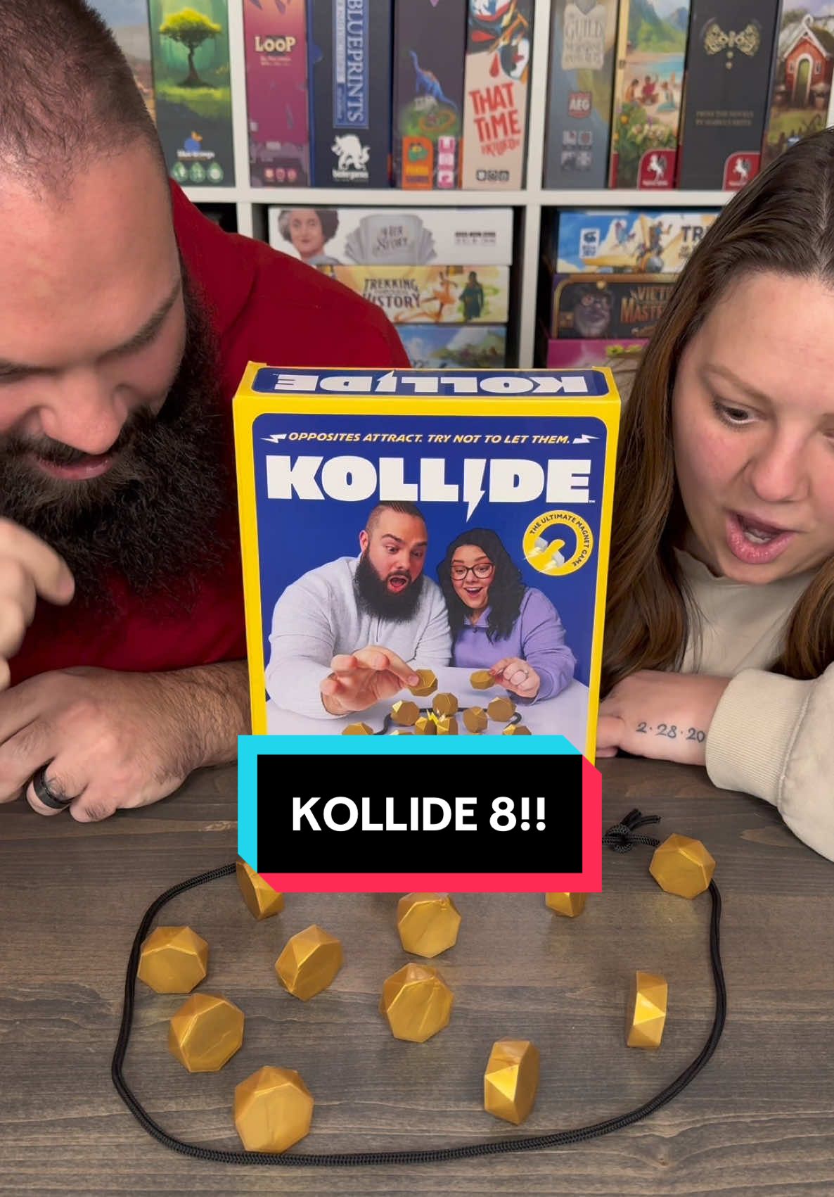 Magnetic Chess?! Come Play Kollide With Us! #boardgames #GameNight #couple #fun #relatablepartner 