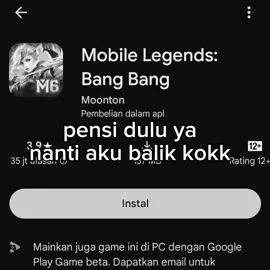 cuman aku terpaksa melepaskan mu🥺tenang aku pensi cuman beberapa hari doang#pensiml#kangenml#terpaksa#untukulangan#xbcyza#xzycba 