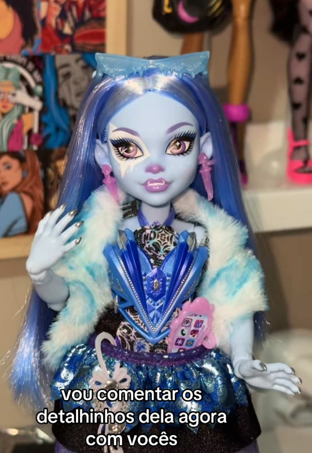 Abbey Bominable g3 Skulltimate Secrets 4 ❄️#mattel #monsterhigh #doll #mh #monsterhighg3 #abbeybominable #skulltimatesecrets 